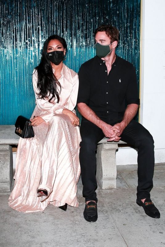NICOLE SCHERZINGER and Thom Evans Night Out in Beverly Hills 11/06/2020