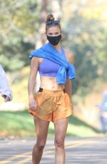 NINA AGDAL Leaves a Gym in New York 11/07/2020