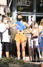 NINA AGDAL Leaves Her Agdal Method Class in The Hamptons 11/07/2020