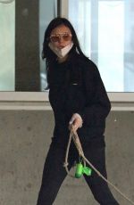 NINA DOBREV Arrives at Airport in Vancouver 11/09/2020