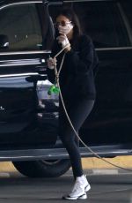 NINA DOBREV Arrives at Airport in Vancouver 11/09/2020