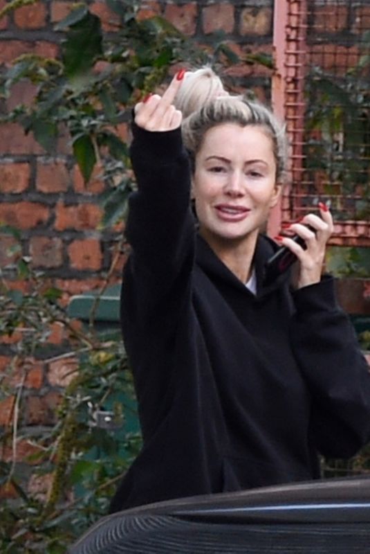 OLIVIA ATTWOOD Arrives at Her Home in Manchester 11/06/2020