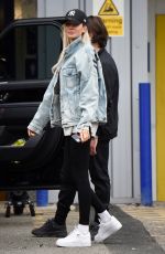 OLIVIA ATTWOOD on the Set of Olivia Meets Her Match in Manchester 11/08/2020