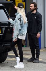 OLIVIA ATTWOOD on the Set of Olivia Meets Her Match in Manchester 11/08/2020