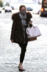 OLIVIA PALERMO Leaves Pedicure Salon in New York 11/17/2020