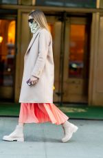 OLIVIA PALERMO Out in New York 11/17/2020