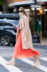 OLIVIA PALERMO Out in New York 11/17/2020