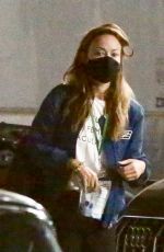 OLIVIA WILDE and FLORENCE PUGH on the Set of Don