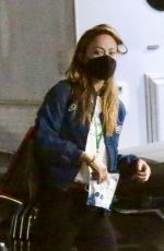 OLIVIA WILDE and FLORENCE PUGH on the Set of Don