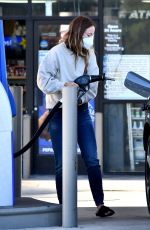 OLIVIA WILDE at a Gas Station in Los Angeles 11/17/2020
