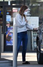 OLIVIA WILDE at a Gas Station in Los Angeles 11/17/2020