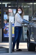 OLIVIA WILDE at a Gas Station in Los Angeles 11/17/2020
