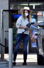 OLIVIA WILDE at a Gas Station in Los Angeles 11/17/2020