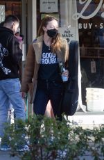 OLIVIA WILDE at a Guitar Store in Los Angeles 11/27/2020