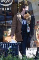 OLIVIA WILDE at a Guitar Store in Los Angeles 11/27/2020