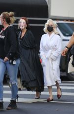 OLIVIA WILDE, DITA VON TEESE and Harry Styles on the Set of Don