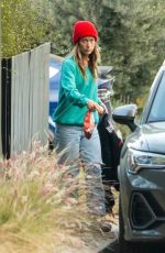 OLIVIA WILDE Leaves Her House in Los Angeles 11/29/2020