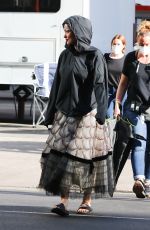 OLIVIA WILDE on the Set of Don