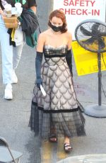 OLIVIA WILDE on the Set of Don