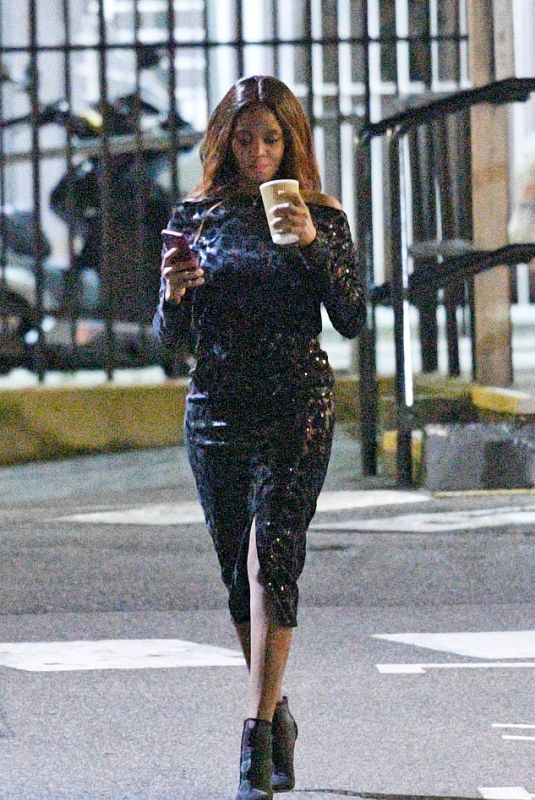 OTI MABUSE Arrives at a Studio in London 11/25/2020
