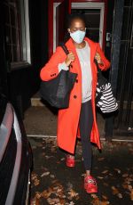 OTI MABUSE Leaves Strictly Come Dancing Rehersal in London 11/16/2020