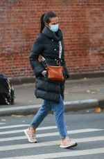 PADMA LAKSHMI Out and About in New York 11/20/2020