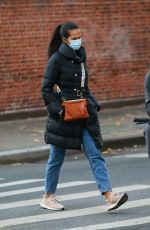 PADMA LAKSHMI Out and About in New York 11/20/2020