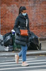 PADMA LAKSHMI Out and About in New York 11/20/2020