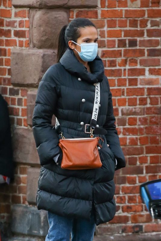 PADMA LAKSHMI Out and About in New York 11/20/2020