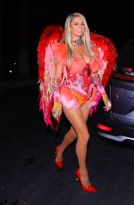 PARIS HILTON Heading to a Halloween Party in Los Angeles 10/30/2020