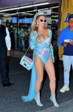 PARIS HILTON Leaves a Halloween Party in Los Angeles 10/31/2020