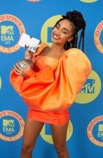 PERRIE EDWARDS, LEIGH-ANNE PINNOCK and JADE THIRLWALL at MTV European Music Awards 2020 in London 11/08/2020