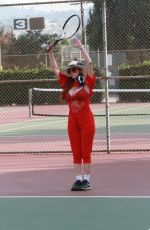 PHOEBE PRICE at a Tennis Courts in Los Angeles 11/13/2020
