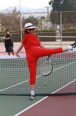 PHOEBE PRICE at a Tennis Courts in Los Angeles 11/13/2020