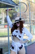 PHOEBE PRICE at a Tennis Courts in Los Angeles 11/20/2020