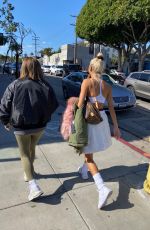 PIA KMIA PEREZ Out with a Friend in West Hollywood 11/09/2020