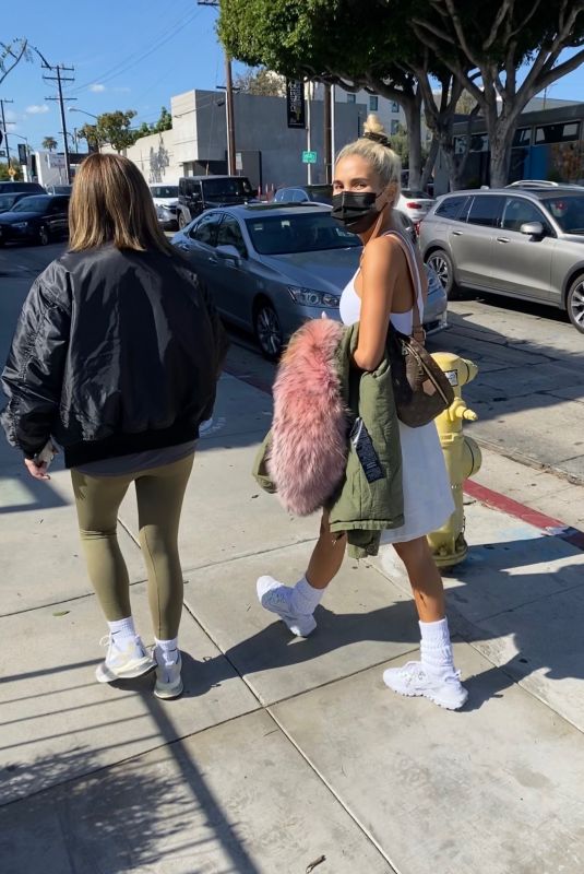 PIA KMIA PEREZ Out with a Friend in West Hollywood 11/09/2020