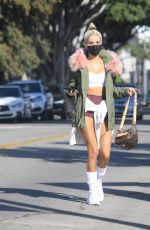 PIA MIA PEREZ Out and About in West Hollywood 11/09/2020