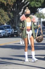 PIA MIA PEREZ Out and About in West Hollywood 11/09/2020