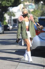 PIA MIA PEREZ Out and About in West Hollywood 11/09/2020