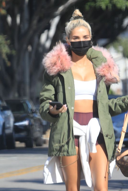 PIA MIA PEREZ Out and About in West Hollywood 11/09/2020
