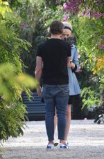 POM KLEMENTIEFF and Simon Pegg Out in Venice 11/10/2020