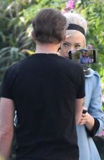POM KLEMENTIEFF and Simon Pegg Out in Venice 11/10/2020