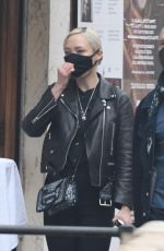 POM KLEMENTIEFF and Simon Pegg Out with Friends in Venice 10/31/2020