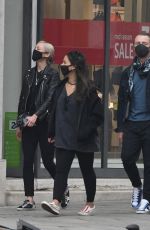 POM KLEMENTIEFF and Simon Pegg Out with Friends in Venice 10/31/2020