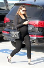 Pregnant APRIL LOVE GEARY Arrives at Doctor