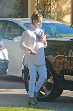 Pregnant ASHLEY TISDALE Out in Los Angeles 11/14/2020