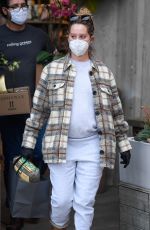 Pregnant ASHLEY TOSDALE Out Shopping in Los Angeles 11/06/2020