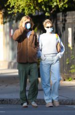 Pregnant ELSA HOSK and Tom Daly Out in New York 11/05/2020
