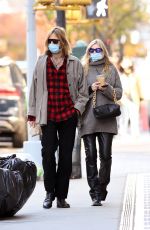 Pregnant ELSA HOSK and Tom Daly Out in New York 11/21/2020